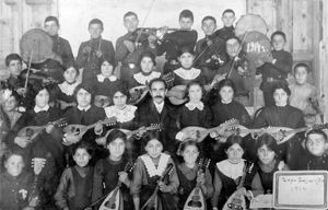 1914년 가바르(노르-바야제트)의 아르메니아 민속 음악 앙상블