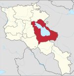 붉은색으로 표시된 아르메니아의 게가르쿠니크주