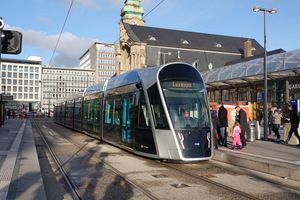 룩셈부르크 시의 트램