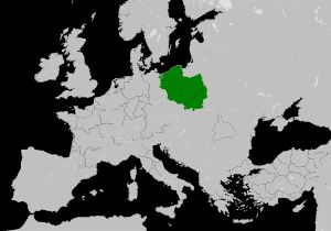 폴란드를 묘사한 지도