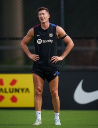 2024년 미국에서 진행된 바르셀로나의 프리시즌 투어 중 레반도프스키