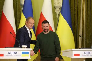 2024년 키이우에서 볼로디미르 젤렌스키 대통령과의 만남