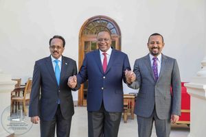 2019년 모하메드 압둘라히 모하메드, 아비 아흐메드 알리와 케냐타