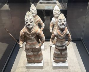 채색된 전사들, 양해 묘, 고창군 시대, 서기 327-460년