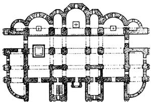 Редин, Егор Кузьмич}}가 그린 성당 평면도, 키예프의 고대 예술 기념물 (1899)