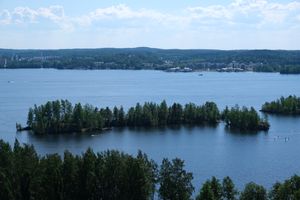퓌니키에서 바라본 퓌해 호 섬들
