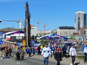 2022년 IIHF 세계 선수권 대회 기간 동안 탐페레의 공식 팬 존