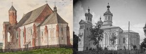 재건 전후의 벨로루시 교회 중 하나