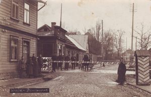 1920년대 에스토니아 발가와 라트비아 발카 간의 국경 통과