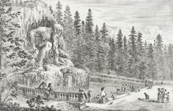 프란체스코 1세가 비앙카 카펠로를 위해 지은 빌라 디 프라톨리노의 아펜니노 거상.