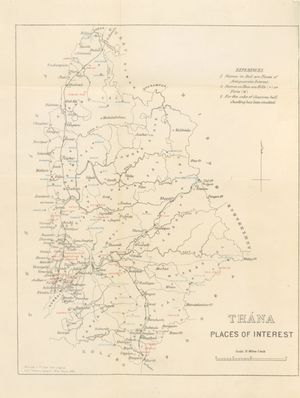 탄 지구: 명소 (1896년 지도)