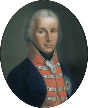 초기 통치 기간의 프리드리히 빌헬름 3세 초상화