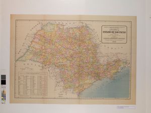 상파울루주 지도 (1944).