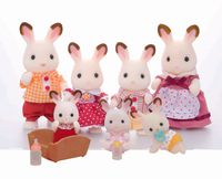 초콜릿 토끼 가족