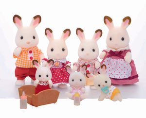 초콜릿 토끼 가족