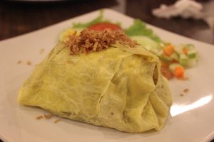 인도네시아의 나시 고랭 파타야 (Nasi goreng pattaya) 버전, 수마트라 페칸바루에 위치