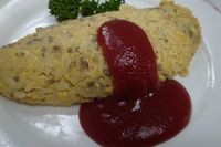 렌가테이의 "원조 오므라이스" 탄생 당시에는 케첩이 없었다