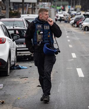 전쟁 사진 작가 안드리 둡차크.