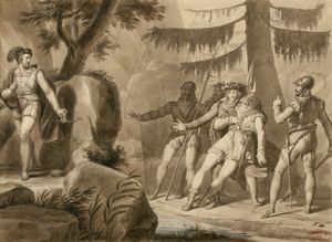 게슬러를 화살로 꿰뚫는 텔