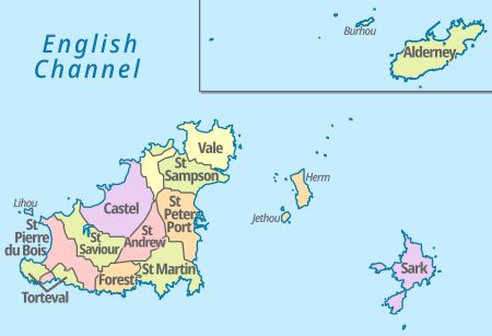 건지 섬의 교구