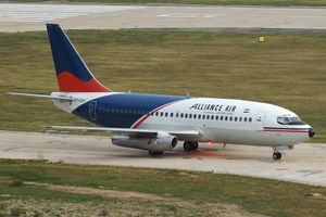 과거 보잉 737-200 중 하나, 얼라이언스 에어에서 운용