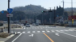 가니미타케 바이패스기후현 가니군 미타케정 중