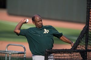 오클랜드 애슬레틱스 코치 시절(2015년 8월 14일)