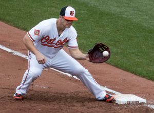 2017년 1루에서의 데이비스