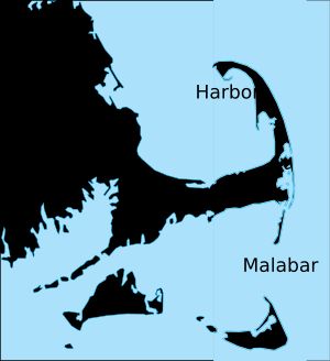 브래드퍼드가 언급한 1620년의 위치 및 지명