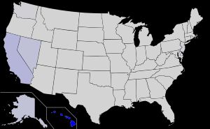 미국 내 타갈로그어 사용 분포.