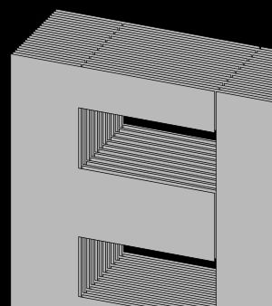 와전류를 최소화하여 효율을 크게 향상시키는 변압기의 자성 코어 적층