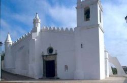 포르투갈 메르톨라에 있는 한 작은 교회. 오래된 모스크를 개조하여 만들었다.