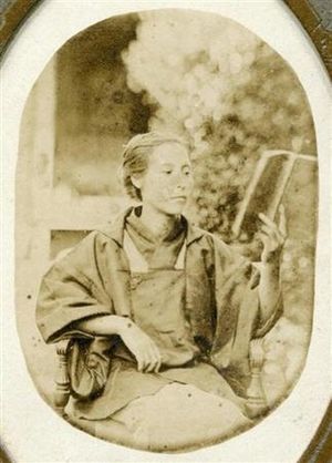 지볼트의 딸 구스모토 이네 (1827–1903), 일본 최초의 여성 서양 의사이자 일본 황실 의사
