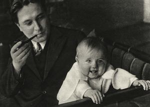 야로슬라프 사이페르트와 딸 야나, 1931