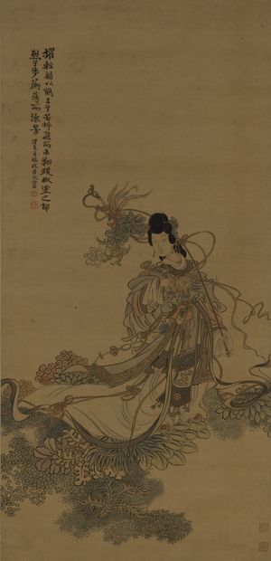 임웅(任熊, 1823–1857)의 그림, 낙신부(洛神賦)