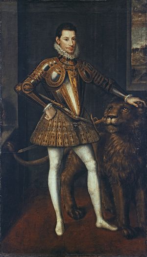 얀 크레크가 그린 카를로 에마누엘레 1세의 초상화