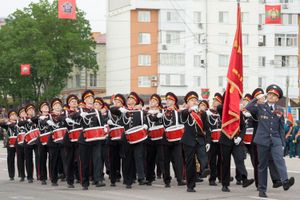 공화국 생도 군악대의 모습