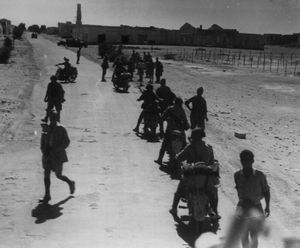 제7 베르사글리에리 연대가 메르사마트루에 진입