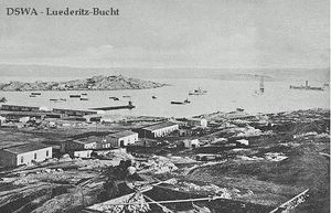 뤼데리츠 만 (1900년경), 독일 제국의 첫 번째 식민지 획득지