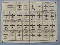 제2차 세계 대전 당시 일본 군용기 식별 차트