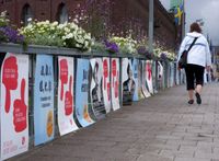 스톡홀름의 선거 포스터