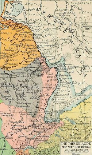 라인란트의 로마와 야만인 지역
