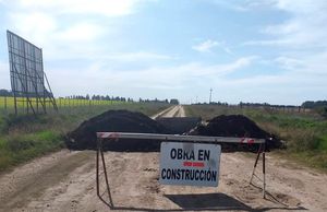 부에노스아이레스 코로넬 수아레스의 바리케이드.