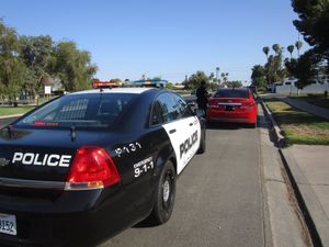 엘 센트로 경찰서 소속 경찰관의 차량 정지