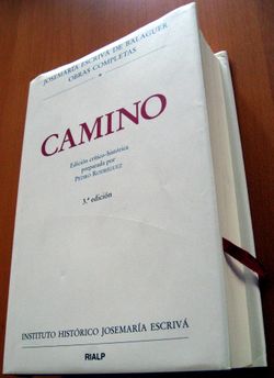 오푸스 데이의 창립자인 호세마리아 에스크리바가 저술한 《길(Camino)》은 오푸스 데이 회원들의 행동 지침이 되고 있다.