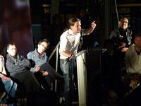 2014년 유럽 의회 선거를 위한 선거 운동 중의 이글레시아스