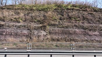 가덕리 갈사만조선산업단지 진입도로의 하산동층