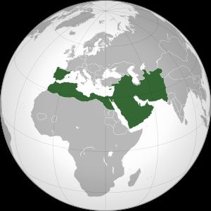 칼리프 우마르 2세 치하, 대략 720년의 우마이야 칼리파조