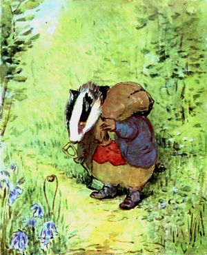 비아트릭스 포터의 토드 씨 이야기 삽화에 등장하는 토미 브록