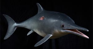 Stenopterygius는 현생 돌고래와 유사한 모습을 보였다.